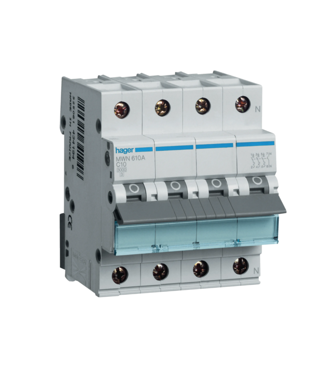 Hager Hager automaat 3p+N - 3kA - curve C