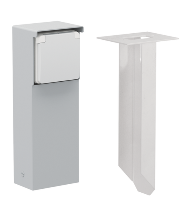 Niko Niko Hydro tuinpaal met enkelvoudig stopcontact en grondpin