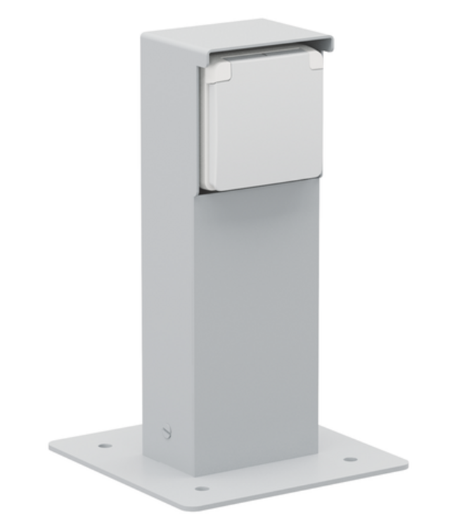 Niko Niko Hydro tuinpaal met enkelvoudig stopcontact en grondplaat