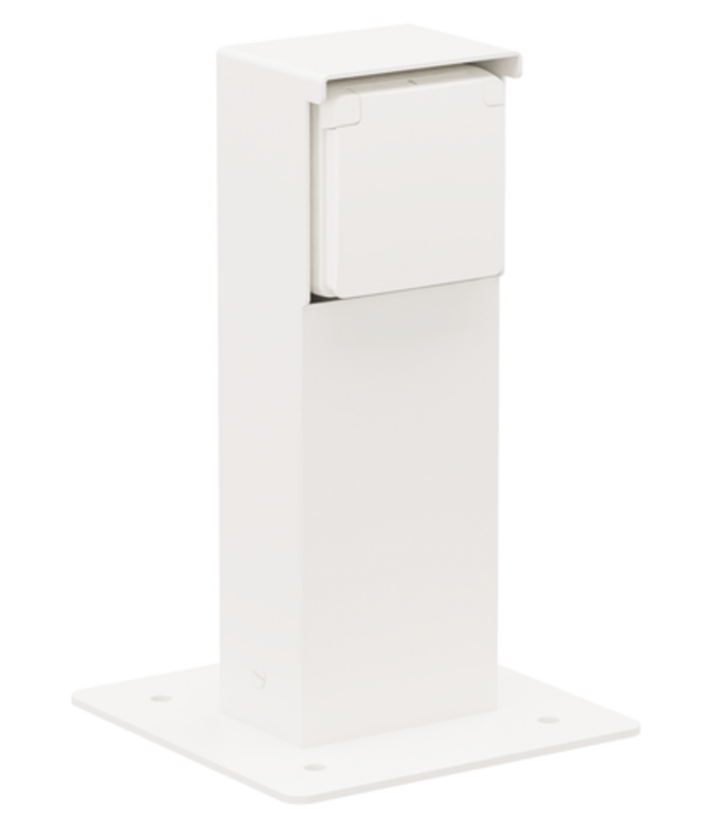 Niko Niko Hydro tuinpaal met enkelvoudig stopcontact en grondplaat