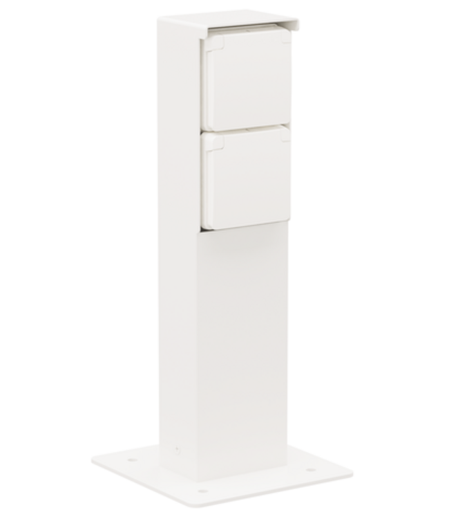 Niko Niko Hydro tuinpaal met tweevoudig stopcontact en grondplaat