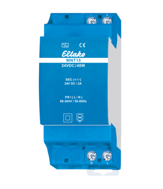 Eltako 24VDC voeding 2A - WNT12-24-2A