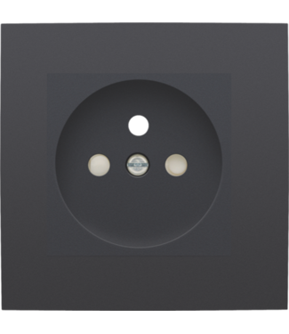 Niko Enkel stopcontact, antraciet
