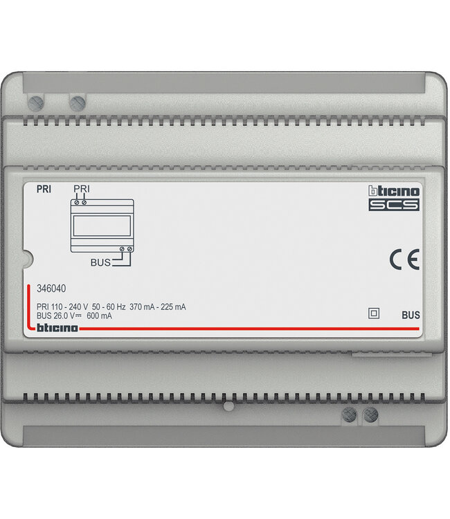 Bticino 2-draads voeding, bticino parlofoon systeem