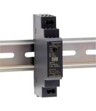 Meanwell 24VDC DIN rail voeding 15Watt