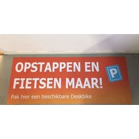 DESKBIKE PARKPLATZ - MAGNETISCHE PLATTE Deskbike Parking space DESKBIKE PARKPLATZ - MAGNETISCHE PLATTE