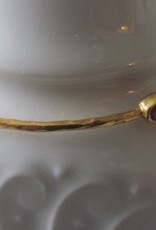 Bangle gold on silver ruby