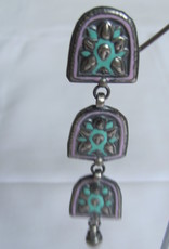 Silver earring antique finnish