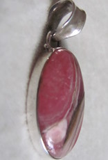 Pendant silver rhodocrosite