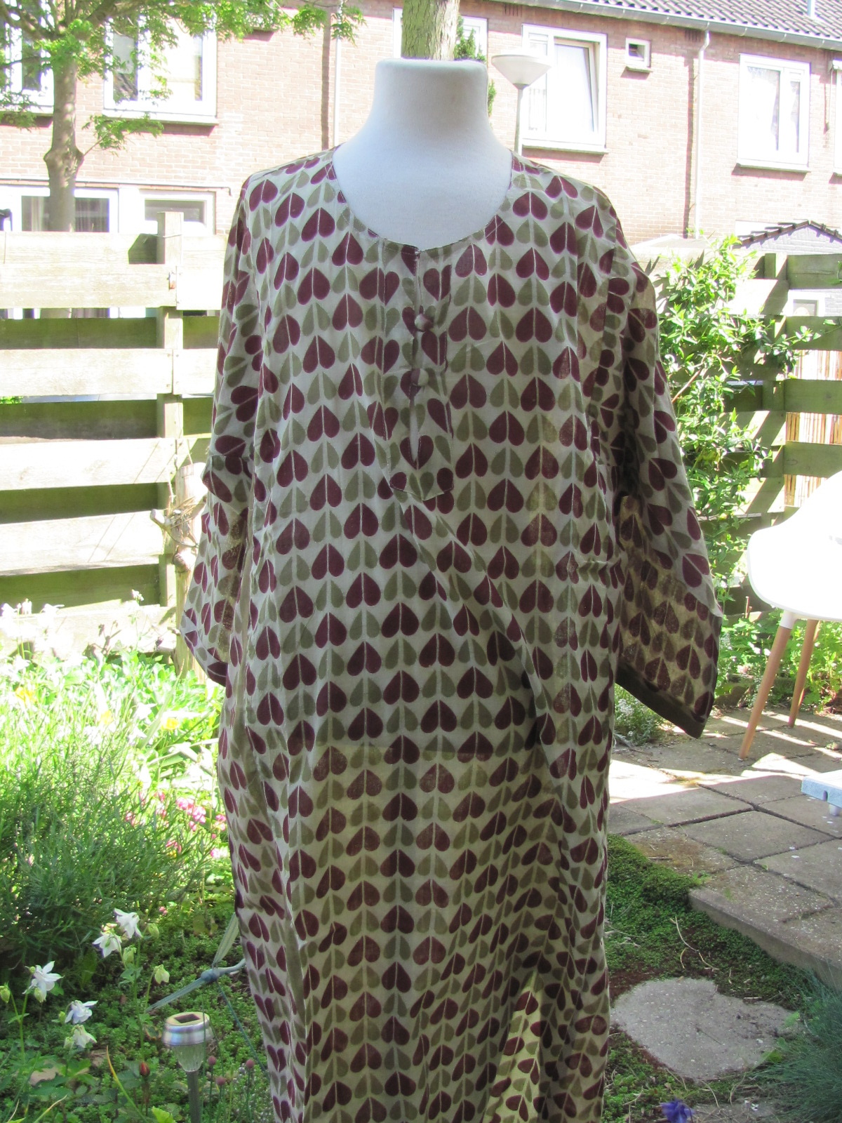 Kurta Tuniek , Jurk,  Yoga, Slaap, Huis  kleding, lounge kleding