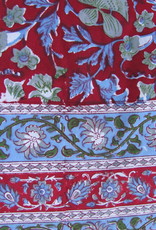 Bedsheet bohemian  on the bed, grand foulard