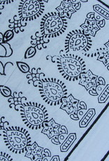 Bedsheet Bohemian colouring book ,  Indian bedspread, Grand Foulard , Tabel Cloth,