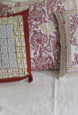 Block print cushioncover natural dyes