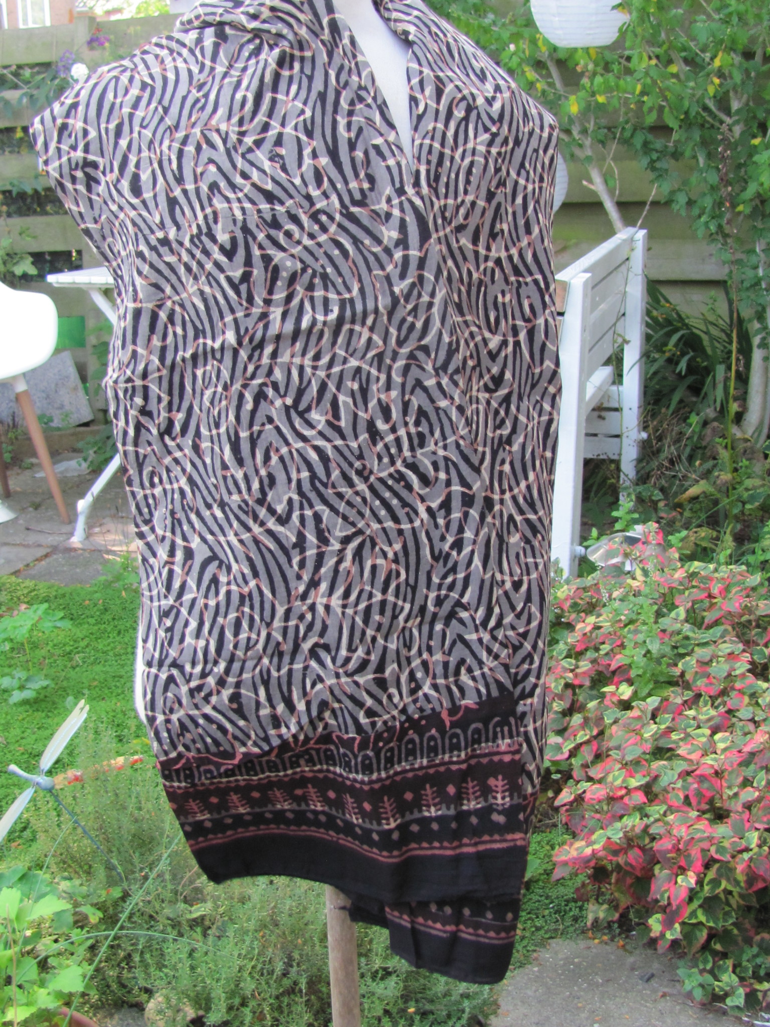 Shawl, Sarong, Pareo, skirt,   100% Handprinted Cotton