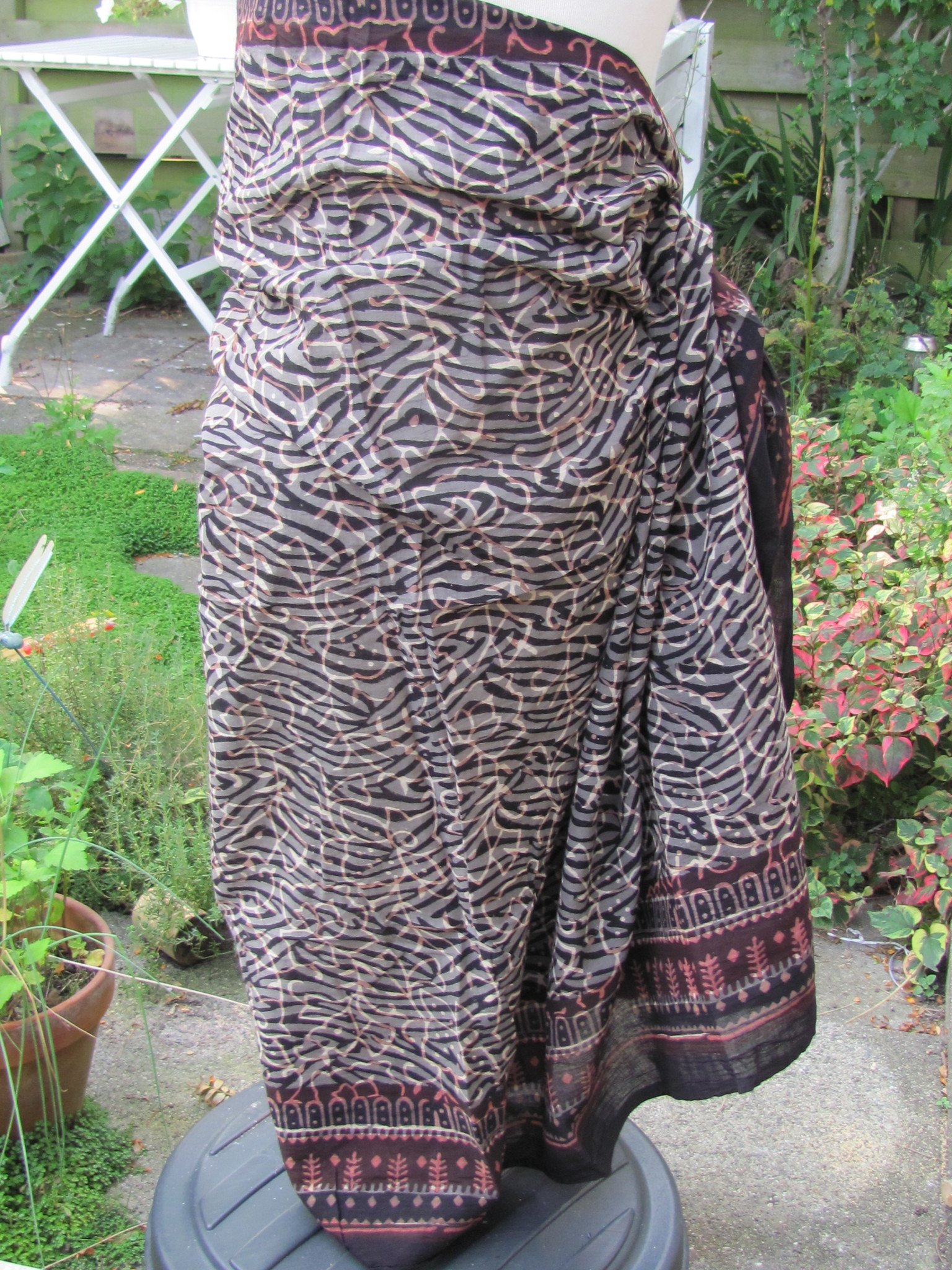 Shawl, Sarong, Pareo, skirt,   100% Handprinted Cotton