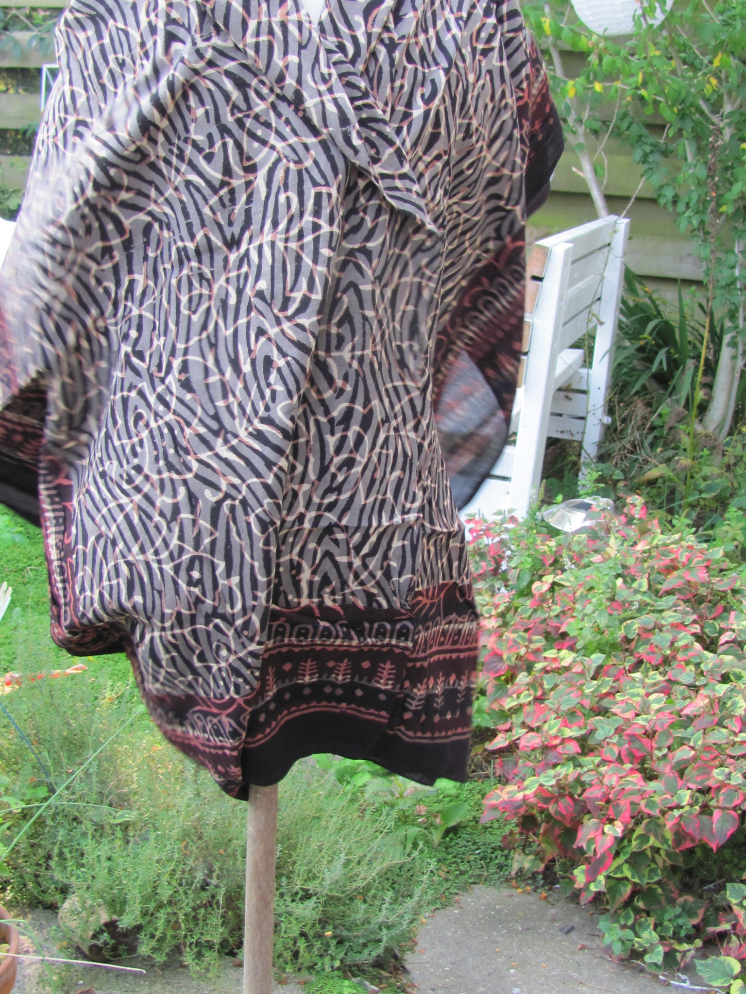 Shawl, Sarong, Pareo, skirt,   100% Handprinted Cotton