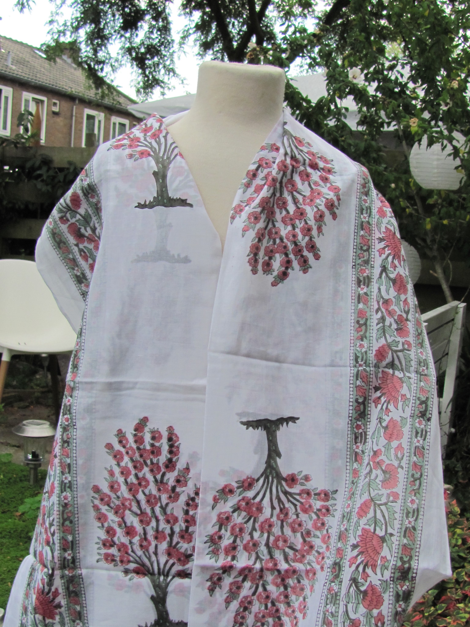 Shawl, Sarong, Pareo, skirt,   100% Handprinted Cotton