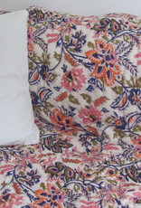 Hippy night India quilted and  handprinted  soft Cotton double counterpane