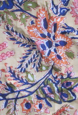 Hippy night India quilted and  handprinted  soft Cotton double counterpane