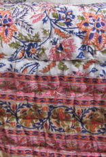 Hippy night India quilted and  handprinted  soft Cotton double counterpane