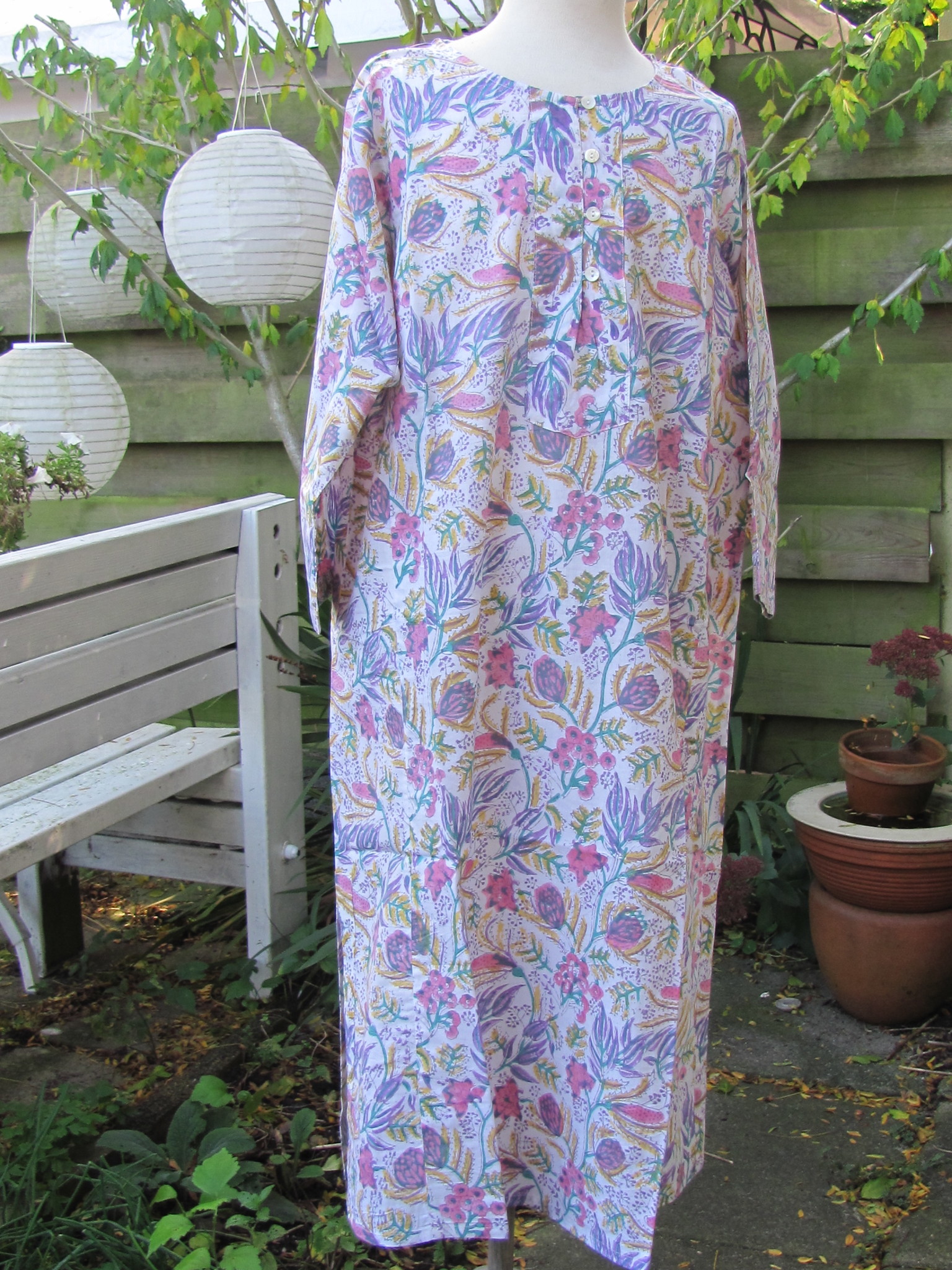 Kurta Tuniek , Jurk, Yoga, Nachtpon , Huis  kleding, lounge kleding