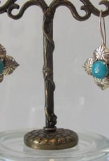 Earring silver turquoise