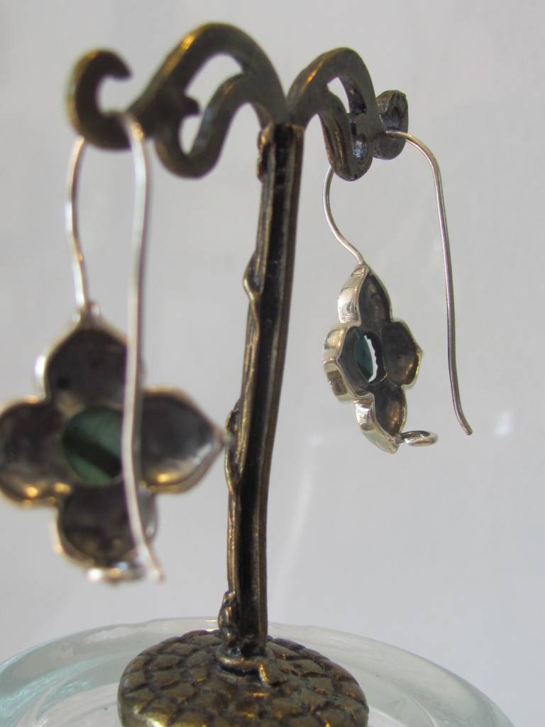 Earring silver turquoise