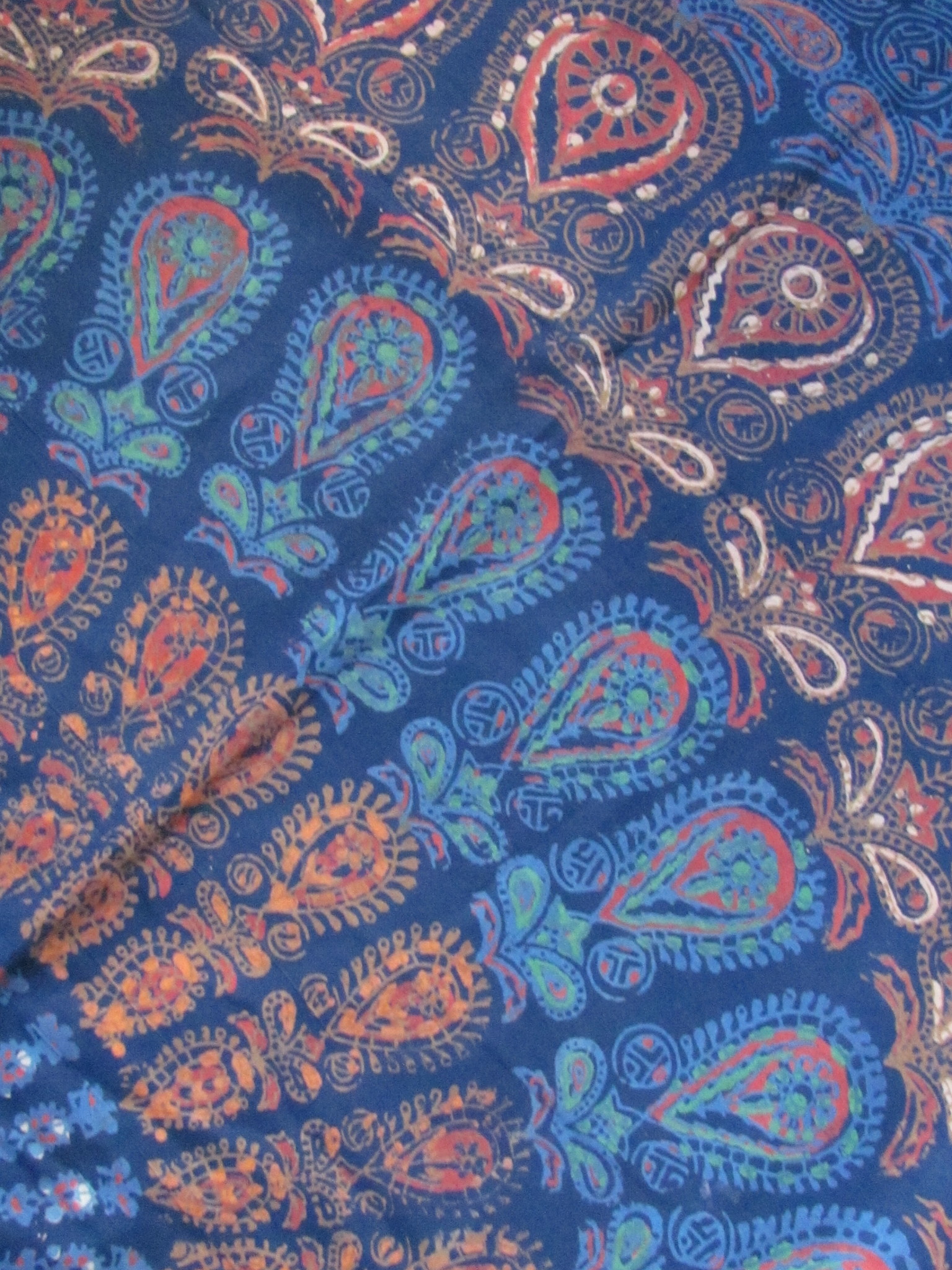 Bedsheet mandala  bohemian  on the bed, grand foulard , tabel cloth, grand foulard,