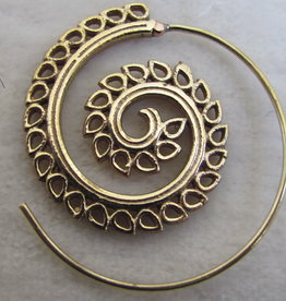 Earring curly wirly  tribal