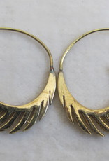 Earring brass  tribal bohemian Ibiza gypsy style