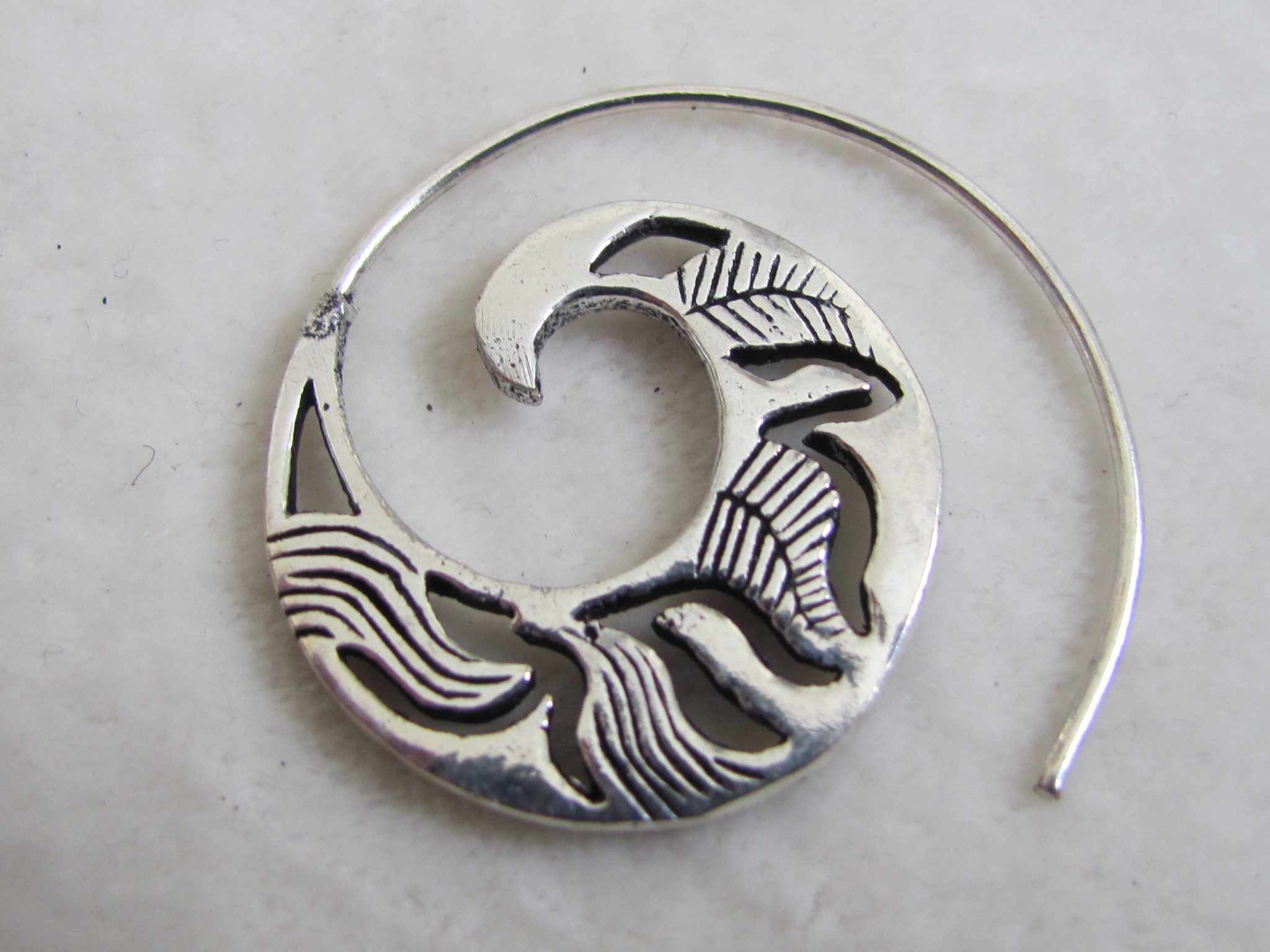 Wolf and shop gypsy earrings