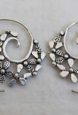 Silver coloured bohemian earrings  gypsy style