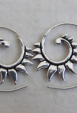 Silver coloured bohemian earrings  gypsy style