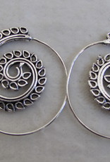 Silver coloured bohemian earrings  gypsy style