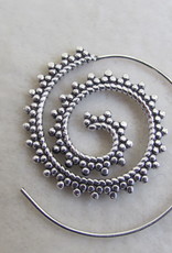 Silver coloured bohemian earrings  gypsy style