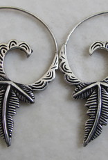 Zilver kleur oorbellen tribal bohemian design