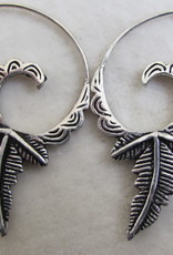 Silver coloured bohemian earrings  gypsy style