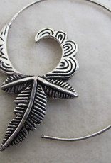 Zilver kleur oorbellen tribal bohemian design