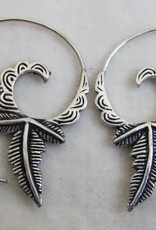 Zilver kleur oorbellen tribal bohemian design