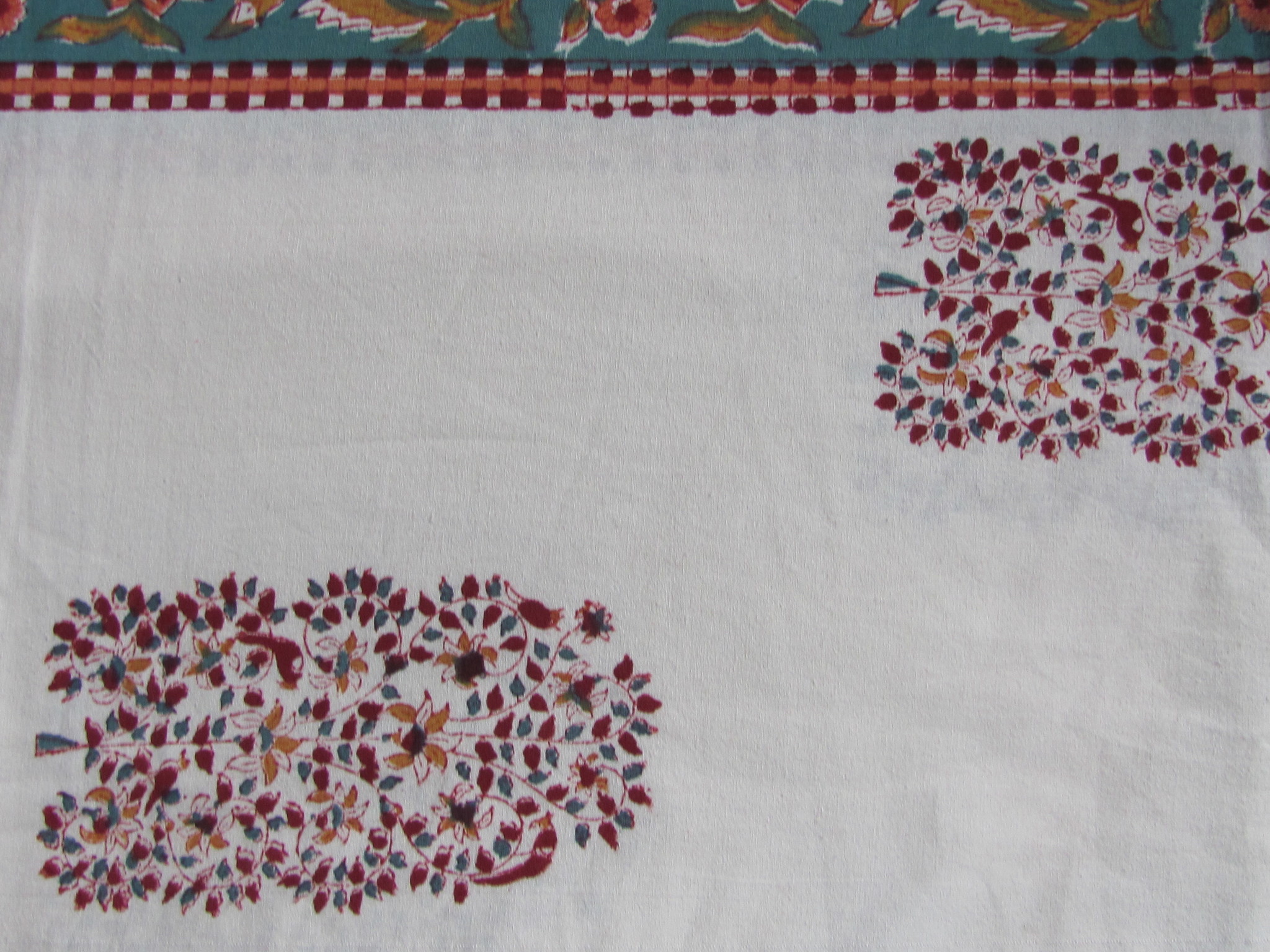 Bedsheet Bohemian,  Indian bedspread, Grand Foulard , Tabel Cloth,