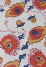 Bedsheet bohemian  on the bed, grand foulard , tabel cloth, grand foulard,