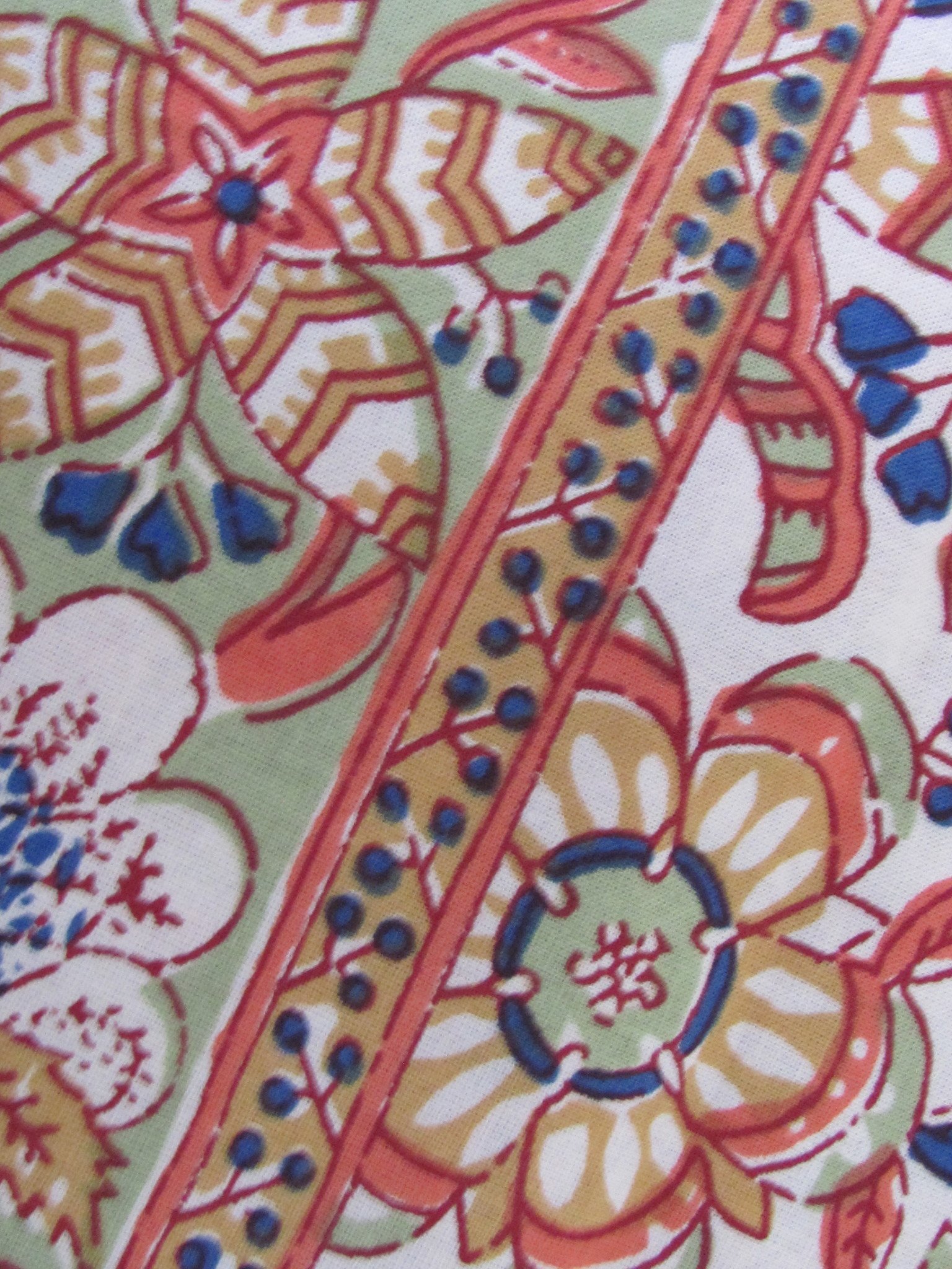 Bedsheet bohemian retro on the bed, grand foulard , tabel cloth, grand foulard,