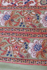 Bedsheet bohemian retro on the bed, grand foulard , tabel cloth, grand foulard,