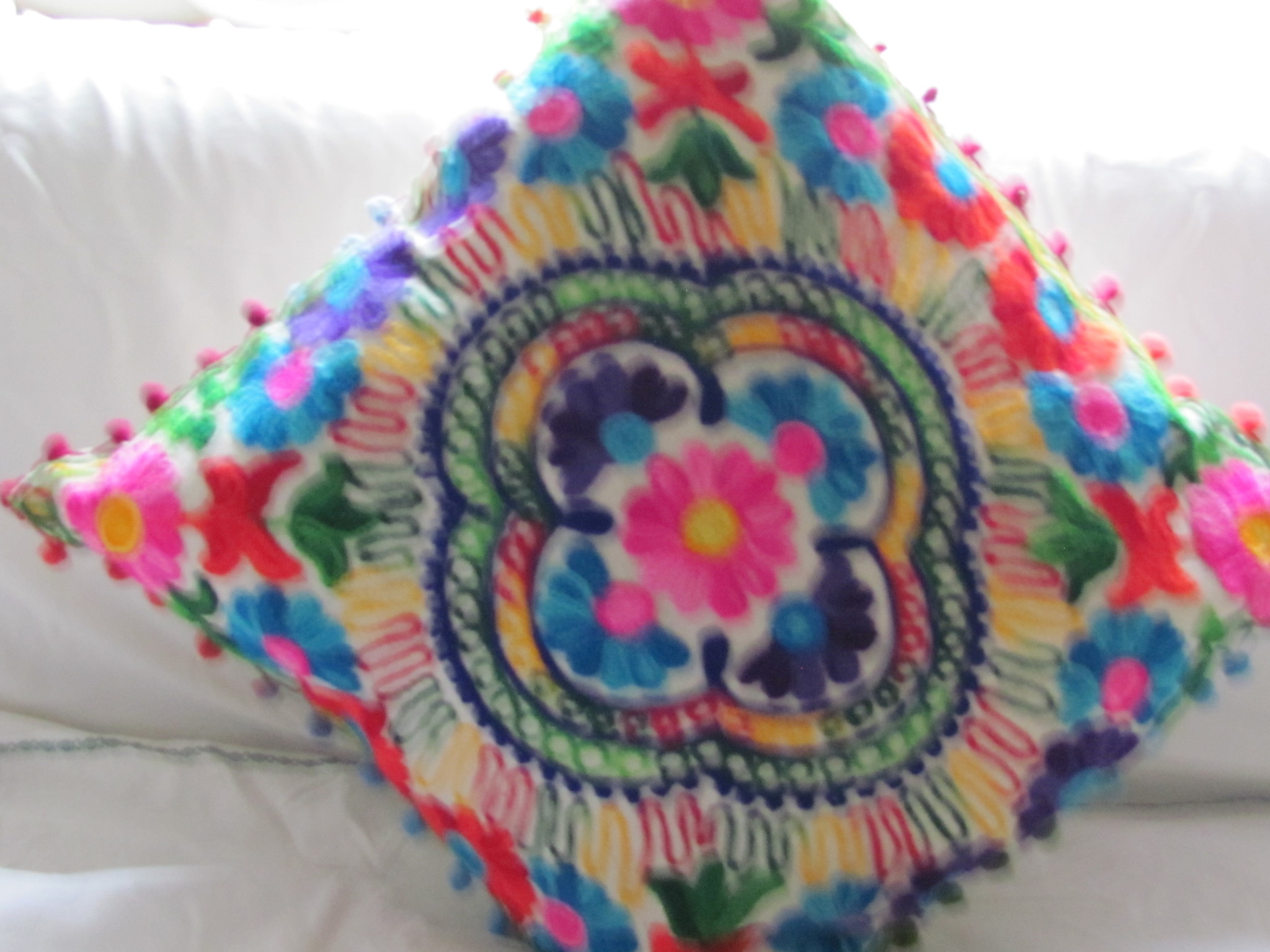 cushion cover susani embroiderd in Uzbeki style