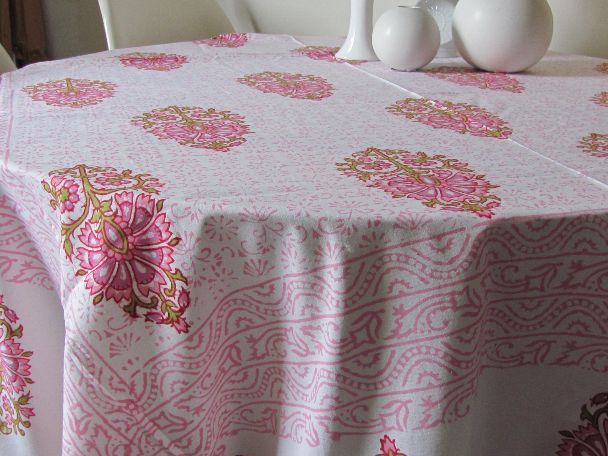 Tabel cloth, grand foulard,  bed spread Indiase blockprinting