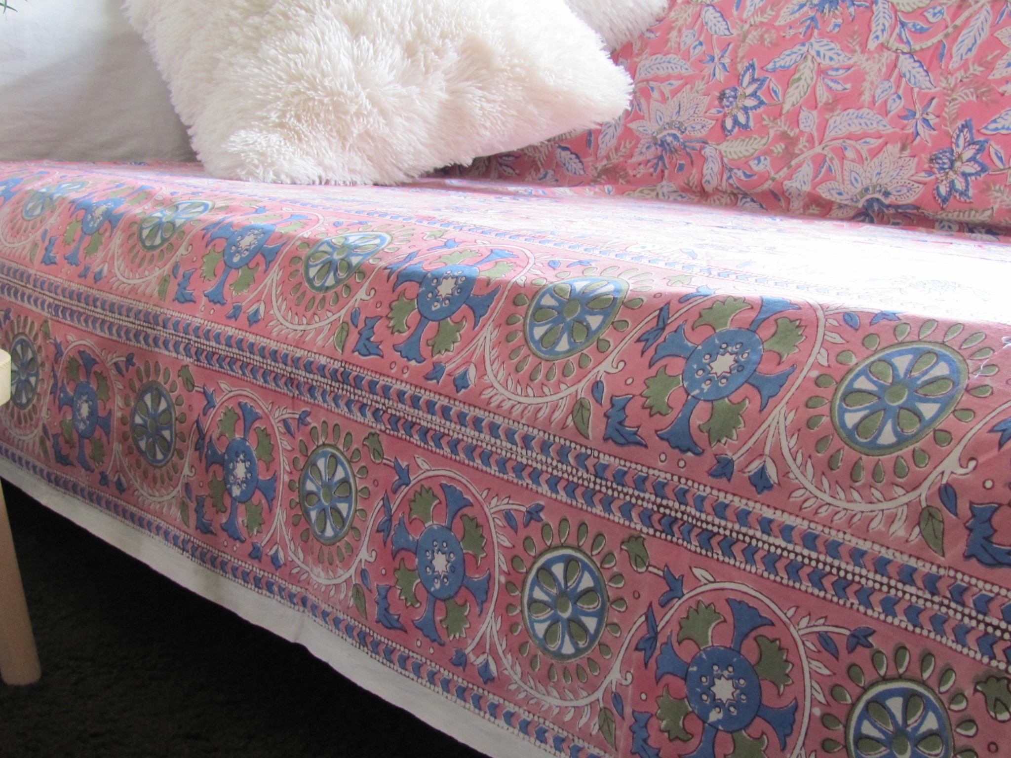 Bedsheet ,  grand foulard  tabelcloth boho living