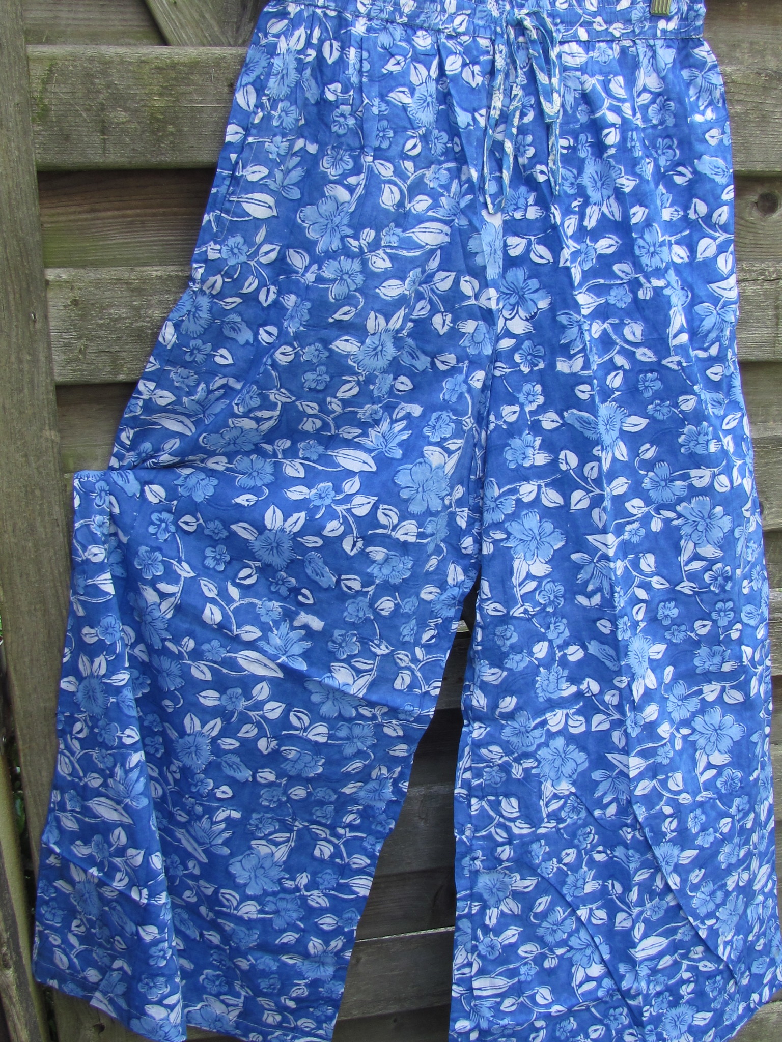 Broek wijd model hand bedrukt - www.ma-india.nl