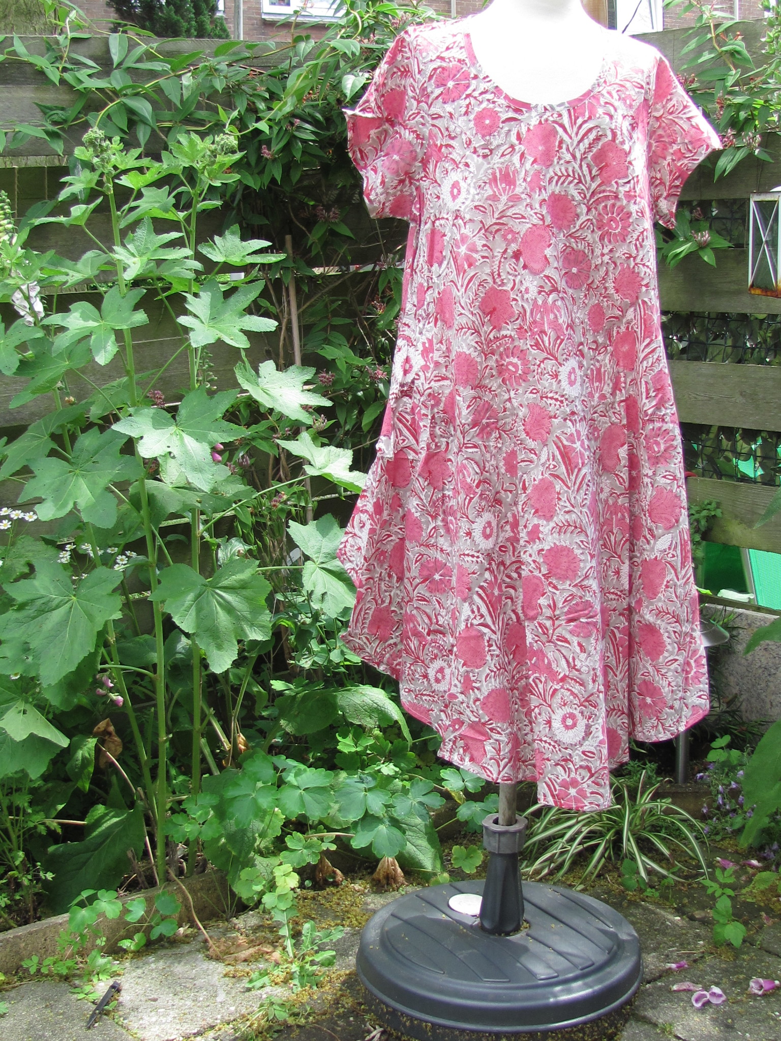 Tunic, Hand printed, Slow fashion