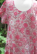 Tunic, Hand printed, Slow fashion