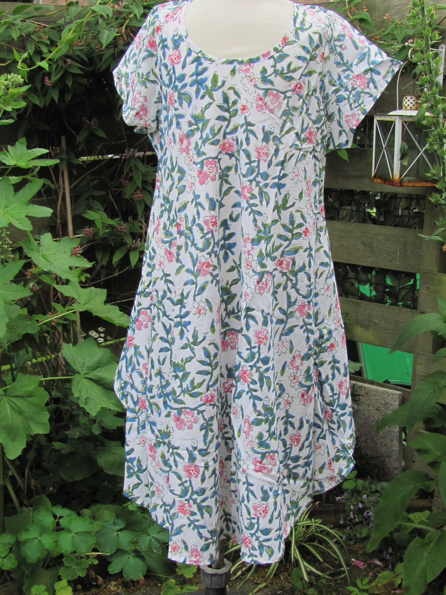 Tunic, Hand printed, Slow fashion